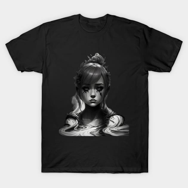 Girl crys Makeup T-Shirt by JayDs Shop